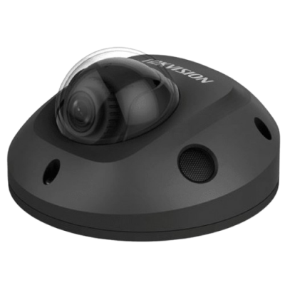 HIKVISION Mini-dôme BLACK 4MP obj 2,8mm EXIR10m IP66 IK08 WDR120 H265+