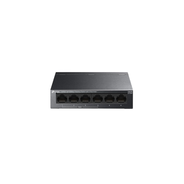 TPLINK 6-Port 10/100Mbps Desktop Switch with 4-Port PoE+