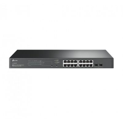 TPLINK JetStream™ 18-Port Gigabit Smart Switch with 16-Port PoE+