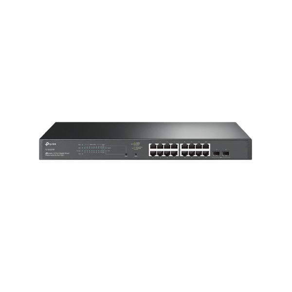 TPLINK JetStream™ 18-Port Gigabit Smart Switch with 16-Port PoE+