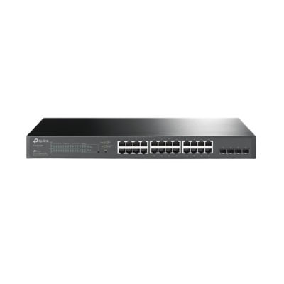TPLINK JetStream™ 28-Port Gigabit Smart Switch with 24-Port PoE+