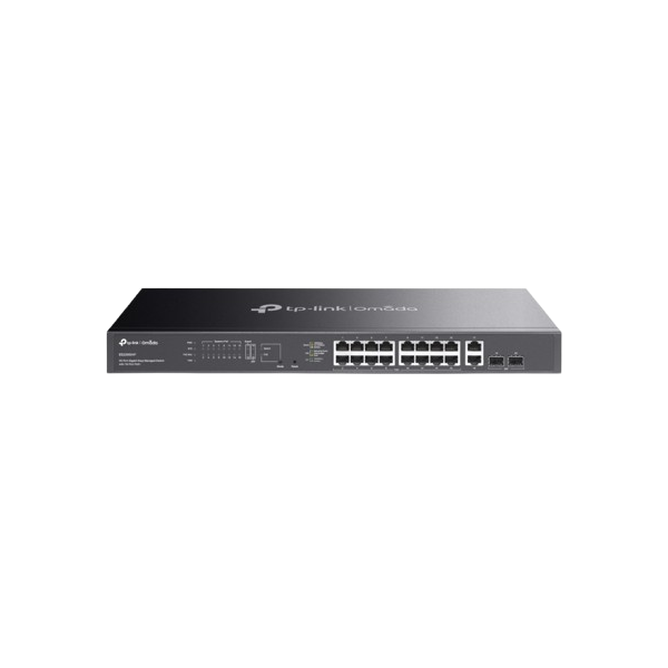 TPLINK Omada 20-Port Gigabit Easy Managed Switch Omada with 16-Port PoE+