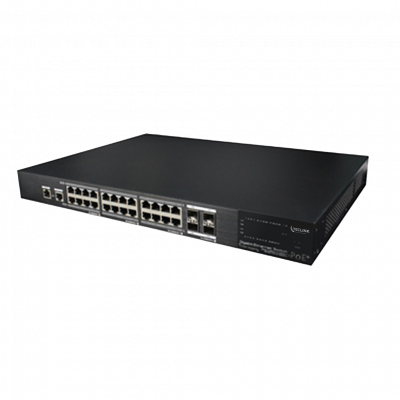 TECLINK SWITCH POE 24 PORTS GIGABIT MANAGEABLE L2- 390W