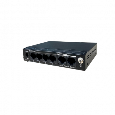 TECLINK SWITCH POE 4 PORTS AVEC 2 PORTS UPLINK