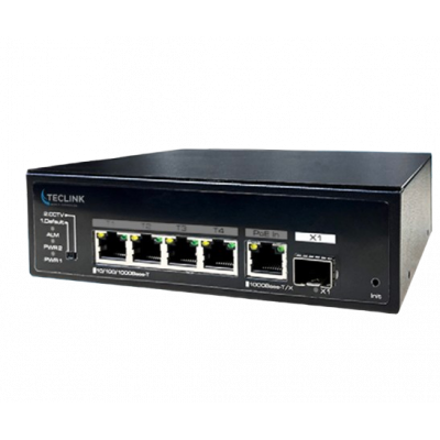 TECLINK SWITCH POE 4 PORTS DURCI SANS ALIMENTATION