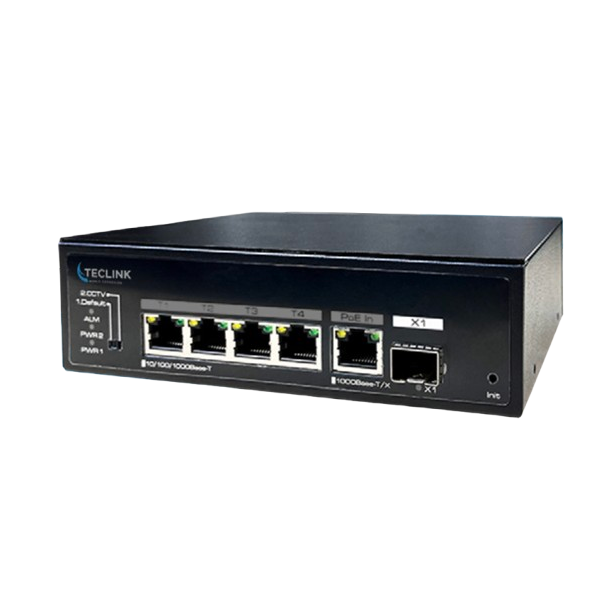 TECLINK SWITCH POE 4 PORTS DURCI SANS ALIMENTATION