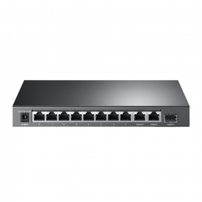 TPLINK Switch 11 ports donc 3 ports Gigabit, 1 port SFP et 8 ports PoE