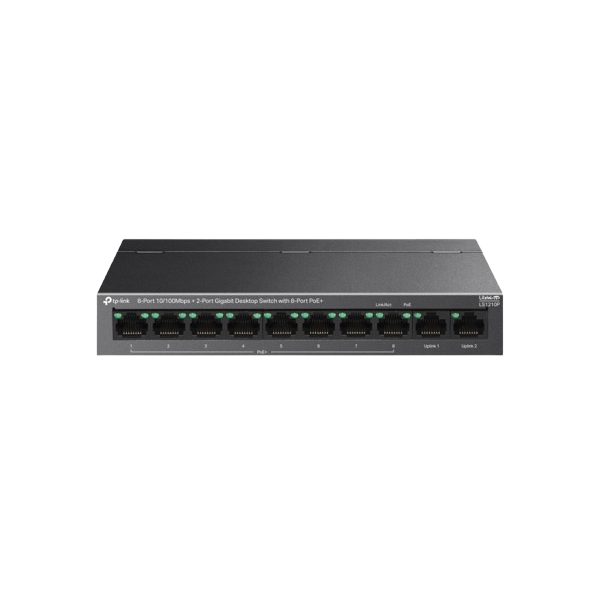 TPLINK Switch de bureau 10 ports 10/100Mbps avec 8 ports PoE+
