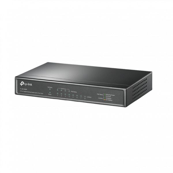 TPLINK Switch de bureau 8 ports Gigabit - 4 Ports PoE+