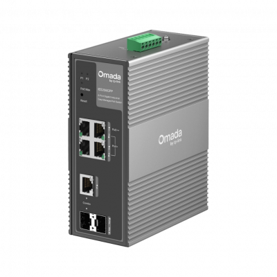 TPLINK Switch industriel Gigabit Omada 6 ports facile à gérer avec 3 p