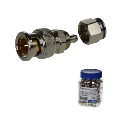 ELBAC BNC MALE COMPR. SANS OUTIL IDEF61 (BNC-S/O)