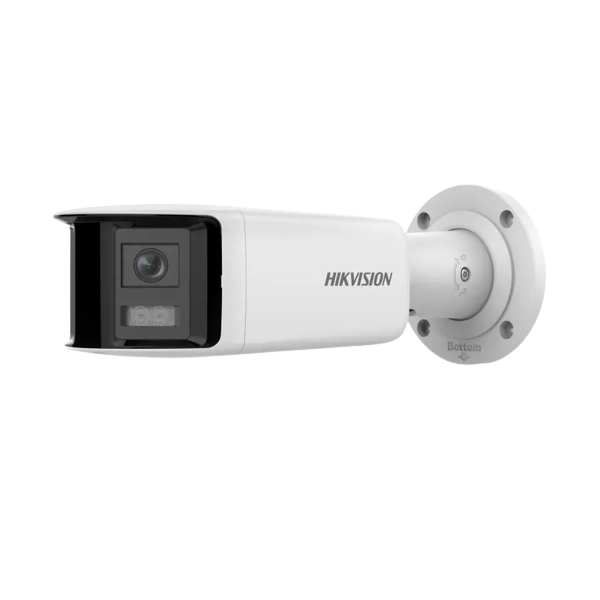 Caméra panoramique 180° Hikvision DS-2CD2T46G2P-LSU/SL 4MP H265+ micro et alarme vision de nuit 40 mètres