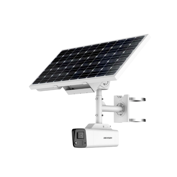 Kit caméra solaire 4G Hikvision ColorVu 4 MP DS-2XS2T47G1