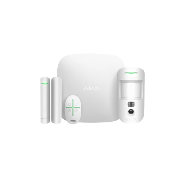 Kit alarme Ajax StarterKit Cam HDR blanc – levée de doute photo